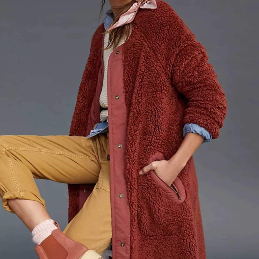 Anthropologie Sherpa Coat